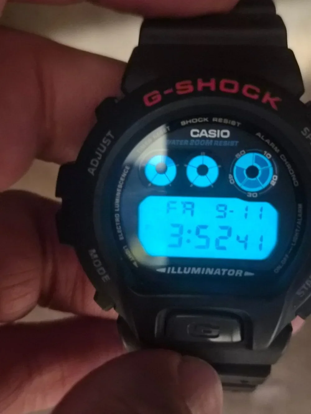 Casio G Shock Matte Black Digital